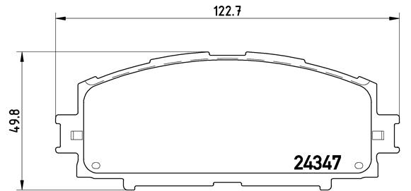 A.B.S. P 83 086 BREMBO Bremsbelagsatz, Scheibenbremse